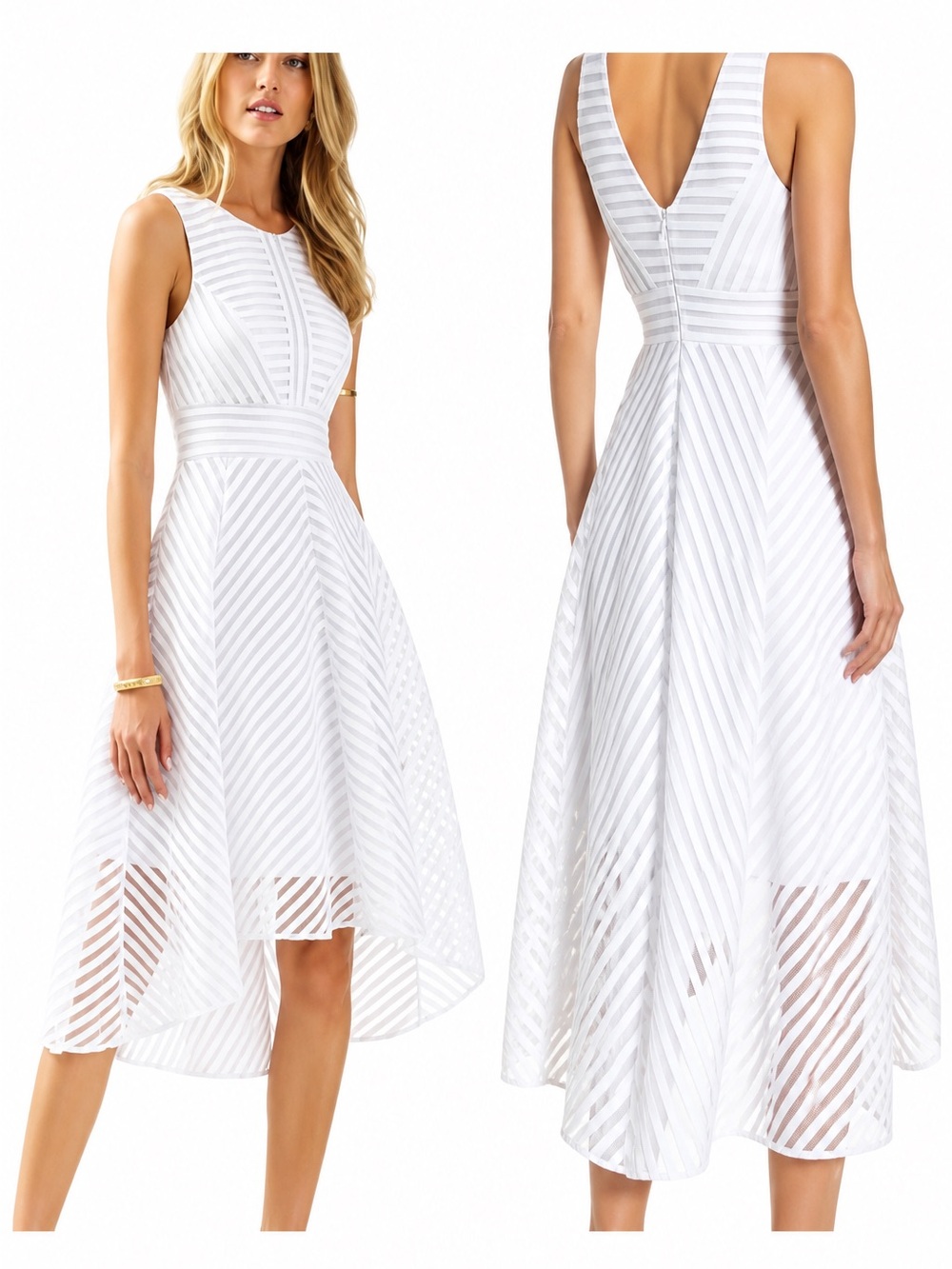 NWOT Lilly Pulitzer White Tilly Midi Dress